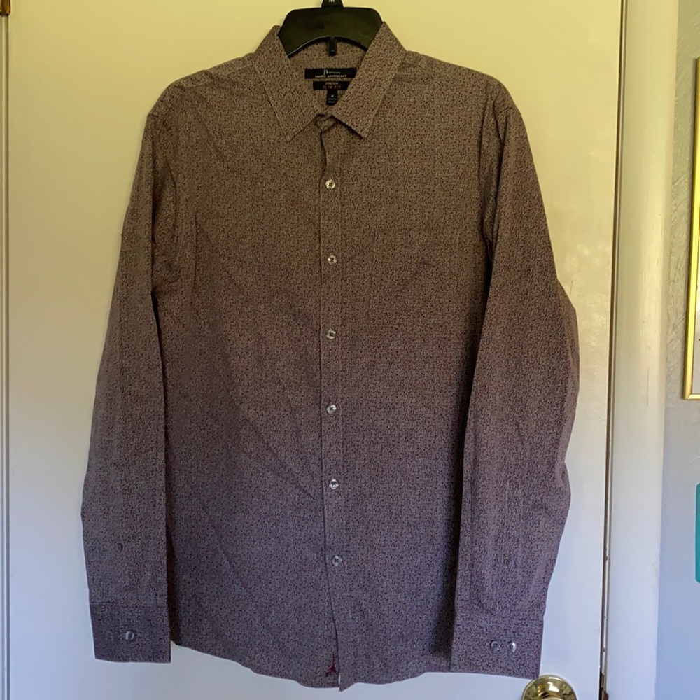 Red & Blue Speckled Marc Anthony Dress Shirt